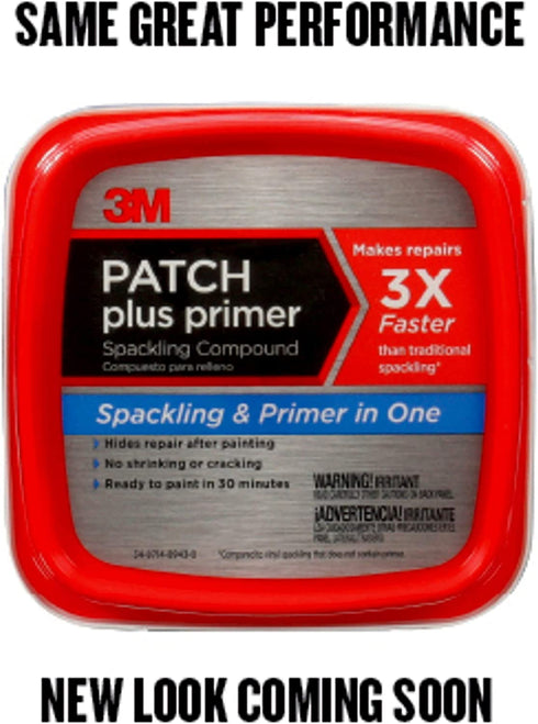 3M High Strength Small Hole Repair, Primer Enhanced Spackling Compound, 32 oz.