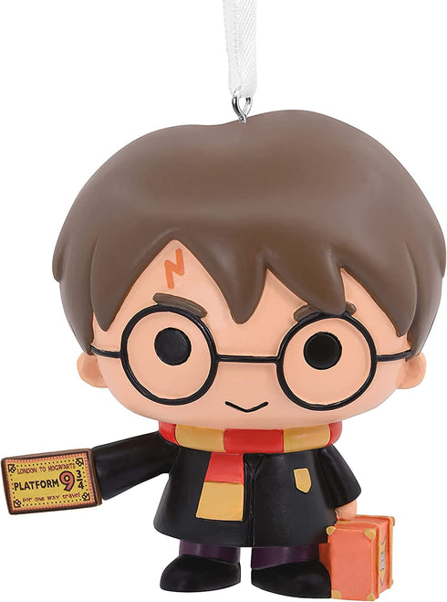 Hallmark Harry Potter With Train Ticket Christmas Ornament