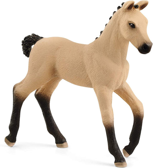Schleich Horse Club, Horse Toys for Girls and Boys, Hanoverian Foal, Red Dun Horse Figurine, Ages 5+
