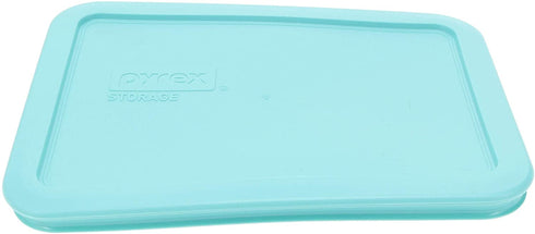 Pyrex Bundle - 3 Items: (1) 7210-PC 3-cup Jet Gray Lid, (1) 7210-PC 3-cup Muddy Aqua Lid, (1) 7210-PC 3-cup Sun Bleached Turquoise Lid