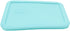 Pyrex Bundle - 3 Items: (1) 7210-PC 3-cup Jet Gray Lid, (1) 7210-PC 3-cup Muddy Aqua Lid, (1) 7210-PC 3-cup Sun Bleached Turquoise Lid