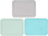 Pyrex Bundle - 3 Items: (1) 7210-PC 3-cup Jet Gray Lid, (1) 7210-PC 3-cup Muddy Aqua Lid, (1) 7210-PC 3-cup Sun Bleached Turquoise Lid
