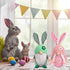 Easter Gnomes Decorations, 2 Pcs Plush Easter Bunny Handmade Swedish Tomte Elf Stuffed Doll Rabbit Gifts Cute Easter Faceless Dwarf Bunny Household Ornaments, Home Decor