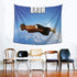 Laupuor Boutique Tapestry Bruh Flying Midget Wall Tapestrys Novelty Tapestry Wall Hanging, Decorations Bedroom Living Room Dorm 60x51in