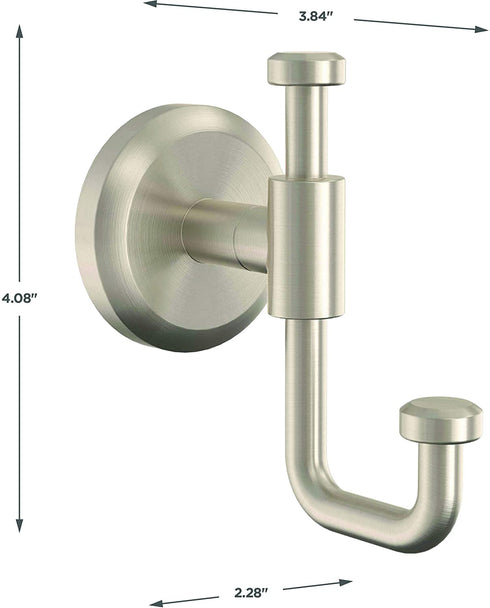 Delta Faucet Westdale Towel Hook, SpotShield Brushed Nickel , Bathroom Accessories, WSD35-BN
