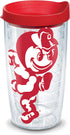 Tervis Ohio State Buckeyes Mascot Colossal Tumbler with Wrap and Red Lid 16oz, Clear