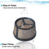Reusable Mesh Ground Coffee Filter Basket Compatible with K-Duo Essentials and for K-Duo Brewers Machine, Coffee Cup Pod for K Cup and Cleaning Brush