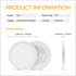 Taloya Flush Mount LED Ceiling Light for Porch,18W 1800LM 8.9 Inch, Round Light Fixture Surface Mount for Closet Stairway Balcony Foyer Basement Utility Room (Daylight White 6500K)