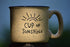 Cup Of Sunshine Cute Ceramic Campfire Coffee Mug - Campfire Gift Mug For Happy Camper - Outdoor Backpacking Mountain Camper Mugs Lovers - Cool Gifts for Friends, Moms, Christmas And Holiday Gift Cup