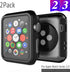 2 Pack Bumper Compatible with Apple Watch Case 42mm Series 3 Series 2 Anti-Scratch Shockproof Ultra-Thin Hard iWatch Protector for Apple Watch Cover 42mm Series 3 / 2