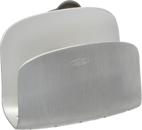 OXO Rust-Proof Aluminum Suction Sponge Holder,Silver,3-inch