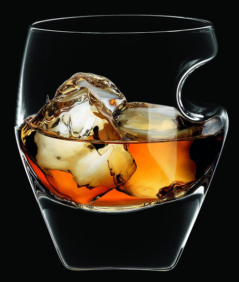 Godinger Old Fashioned Whiskey Glass with Holder Rest, Whiskey Glasses Gift, Gifts for Men