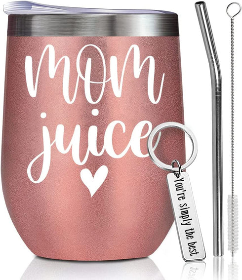 Gifts for Moms for Wife Friends Women Mom Juice Sippy Cup Mom Life Tumbler Mom To Be New Mom Gifts Wine Cup Christmas Birthday Mothers Day Gifts for Mom from Daughter Son Husband Mom Present Keychain