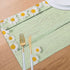 Chamomile Flower Placemats for Dining Table Set of 6, Printing Thin Environmental Materials Easy Clean for Kitchen Dinner Party.Table Mat Place Mats for Kitchen Dining Decoration(12 X 18 Inch)