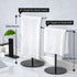 Giffgiss Towel Holder, T-Shape Modern Hand Towel Stand for Bathroom, Kitchen or Vanity, Height 12", Free-Standing Matte Black Countertop Towel Rack with Weighted Balanced Base