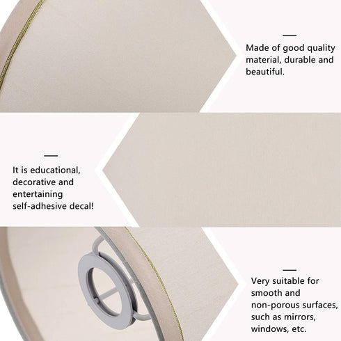 Mobestech Small Beige Table Lamp Shade, Fabric Lampshade Modern Mini Barrel Light Lamp Shade Cover Chandelier Cloth Fixture Lamp Shade for Home Office