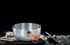 CONCORD 2 Quart Stainless Steel Yukihira Pan. Traditional Japanese Saucepan with Wood Handle. Great for Ramen, Tempura, Milk, etc.