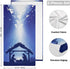 Nativity Oh Holy Night Christmas Hand Bath Towel Highly Absorbent Soft Hanging Towels Traditional Story Winter Kitchen Dish Towel Set Washcloth 2pcs