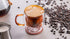 TOUCAN 12 OZ Large Double Wall Glass Coffee Mugs Bear-shaped Set of 2 Insulated Cappuccino Cups with Handles for Americano, Espresso, Ice Tea and Latte