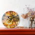 KUWT Palm Tree Wall Clock Silent Non-Ticking, Beach 9.5 Inch Round Wall Clock Battery Operated Hawaiian Coastal Clock Decor for Home Wall Bathroom Kitchen Bedroom Living Room Office Classroom Patio
