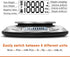 CROWNFUL Digital Food Scale with Bowl,11lb/5kg Kitchen Scales Digital Weight Grams and Ounces for Cooking and Baking,Kitchen Scale with Bowl (Batteries Included)