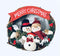 Nature's Nectar Merry Christmas Wreath Home Kitchen Wall Hanging with Snowman, Santa, Doll, & Pine Leaves Decorative Ornament Plastic & Rattan Party Décor Door Hanger Artificial Fall for All Season