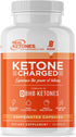 Real Ketones - Day Time AM Caffeine Keto Pills - BHB Exogenous Ketones Capsules, Energy, Focus and Rapid Ketosis (30 Servings)