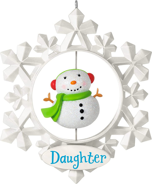 Hallmark Keepsake Christmas Ornament 2021, Daughter Snowflake