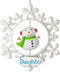 Hallmark Keepsake Christmas Ornament 2021, Daughter Snowflake