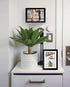 Golden State Art, 8.5x11 Black Wooden Picture Frame - White Mat for 2-5x7 Photos - Real Glass - Easel Stand for Landscape/Portrait Table Display - Home Decor - Gift for Families, Students, Friends