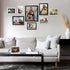 Nacial Picture Frames 5x7 Set of 4, Black Photo Frame, Display 4x6 Photo with Mat and 5x7 photo without Mat, Picture Frames Collage for Wall or Tabletop
