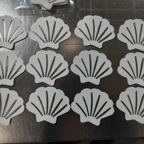 TOPBATHY 24PCS Bathtub Sticker Skid Proof Sea Shell Shaped Bathtub Decal Bathing Shower Safety Floor Sticker Bathroom Slip Solutions