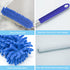 Microfiber Duster, Feather Duster with 100 Inch Telescoping Extension Pole, Reusable Bendable Dusters, Washable Lightweight Dusters for Ceilings Fans