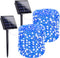 SANJICHA Blue Outdoor Solar String Lights, 2-Pack Each 72FT 200LED Super Bright Solar Lights Outdoor, Waterproof Copper Wire 8 Modes Solar Fairy Lights for Garden Patio Tree Party Wedding (Blue)