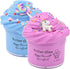 2 Pack Butter Slime Pink Purple Colors Blue Candy Slime with Slices, Birthday Gift Cotton Mud Premade Slime Kit Scented DIY Sludge Toys Gift for Girl Boy, 2 Pack(100ML Each *2)