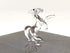 Sansukjai Rare Horse Tiny Micro Crystal Figurines Hand Blown Clear Glass Art Wild Animals Collectible Gift Home D©cor#1 (N)