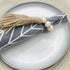 AceAcr Napkin Rings Set Wood Bead Garland Boho Napkin Ring Farmhouse Beads Rustic Decor 12 PCS Set