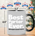 Gr8AM Color-Changing Cute Coffee Mugs 16oz - Best Father I Meant - Ceramic Mug for Dad Cute Cup & Cool Mugs for Father of the Year Selling Best Personalized Mug & Gift Idea for Men who Have Everything