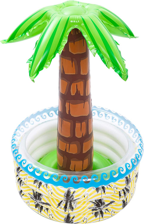 39? Inflatable Palm Tree Cooler, Beach Theme Party Décor, Party Supplies for Pool Party, Luau Party and Hawaiian Party