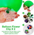 AXHJ Balloon Column Kit 2 Set , 63 inch Height Balloon Stand with Base,Pole, Balloon Rings,Glue Dot,Tying Tool,Flower Clip,Balloon Pump,Balloon Stand Kit for Birthday Wedding Party Decorations