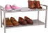 Household Essentials, Nickel 2 Tier Metal Mesh Shoe Rack