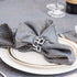 KPOSIYA Napkin Rings Set of 20 Hollow Cut Metal Napkin Holder Dinning Table Setting for Wedding Party Banquet Christmas Dinner Delicate Serviette Buckles Decor Favor (Fang Ge-Silver 20)
