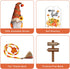 Fall Decor - Fall Tiered Tray Decor - Fall Plush Gnome - Fall Wood Bead Garland - Happy Fall Wooden Sign - Pumpkin Spice Corn Maze Sign - Rustic Farmhouse Home Autumn Thanksgiving Harvest Decor