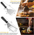 Flat Top Grill Griddle Accessories Set for Blackstone, Indoor Hibachi Metal Grill Spatula Set, Scraper Tool Griddle Accessory Utensils Kit for Men Outdoor Camping BBQ Tools