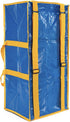 Klickpick Home Pack of 4- Heavy Duty Reusable Extra Large Storage Bags Laundry Bag Shopping Tote Moving Totes Bags Underbed Storage Bins Zipper -Backpack Handles,Compatible with IKEA FRAKTA CART
