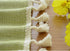 Round Tassel Plaid Tablecloth, Heavy Weight Cotton Linen Fabric Table Cover for Kitchen Dining Tabletop Decoration, Blue & Green, 48" Round