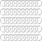AKIRO 50 Pcs Nickel Key Rings, 25mm Keyring Split Ring Metal Key Holder Pocketed Clasps Connectors, Heavy Duty Metal Key Chain Ring