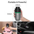 Vyaime Car Diffuser Car Humidifier, USB Essential Oil Diffusers 7 Colors LED Lights 200mL Big Capacity Aromatherapy Diffuser(Black-Grey)