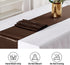 yourose 1 Pack Satin Table Runners 12 x 108 inch for Wedding Banquet Decoration, Bright Silk and Smooth Fabric Party Table Runner ?Chocolate?1 Piece?