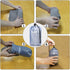 HOMCA Reading Pillow, Inflatable Backrest Pillow with Arms Great as Travel Camping Pillow for Lumbar Back Support, Gray